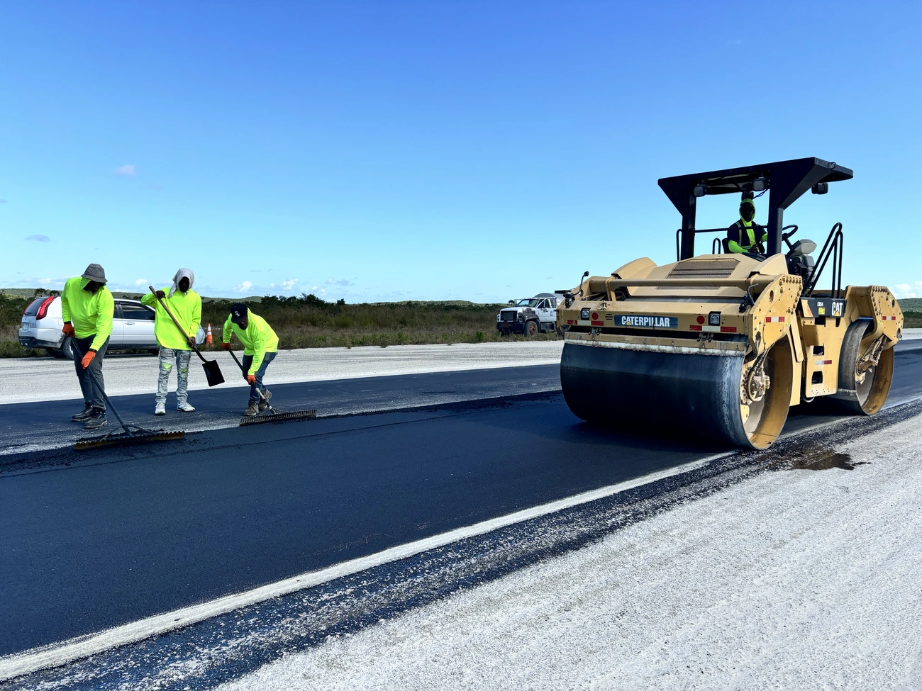 CIDC road paving and infrastructure development projects enhancing mobility, safety, and accessibility across Cat Island.